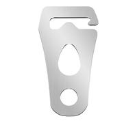 Generico Stringer per la Corda del Carabiner - Acciaio Inossidabile, Clip di carabinatore | Tenditore di Corda in Lega, Cavo tensionista per Campeggio, pogne di Ultraleggera da Zaino in Spalla