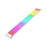 Generico Striscia ARGB per PC, cavi RGB, Cavo prolunga PC con guaina striscia ARGB, Adattatore connettore colorato, strisce LED al neon diffuse per computer