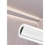 Generico Striscia LED con Profilo a Canale per Illuminazione di soggiorni, Hotel, Centri Commerciali e teatri - Decorazione per modanature a Corona, 1-10 m (850 cm/334,6 pollici/27,9 Piedi) - Elegant