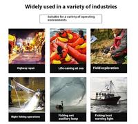 Generico Strobo da - Segnali Fissi, Segnale Lampada Esca Impermeabile Sostitutiva con Luminoso, Luci da A LED | Attrattivi di Segnalazione per Barche, Boe di Pontoni, Pagaie, Acqua Salat