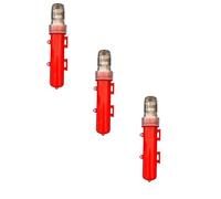 Generico Stroboscopica Flare a LED Marina Segnale Visivo del Kit di Sicurezza per la Navigazione con Rilevamento della Luce, Segnale di Avvertimento Luminoso per Boe e Indicatore (3 PCS Rosso)