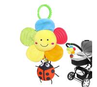 Generico Stroller Hangable Toys, Sensory Activity Toys,15.75x7.09in Comfortable Crib, Rattle Fun Engaging, Toy Bouncers for Bassinets, Car Seats, Early Development, Playtime