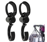 Generico Stroller Hooks - ABS Material, 360 Degree Rotatable Stroller