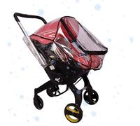Generico Stroller Rain Cover - 11.81 Inches Universal Weather Shield | Waterproof Stroller Protector with Zipper, Breathable Rain Cover for Dust, Snow, and All-Season Strolls