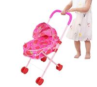 Generico Stroller Toy- Doll Stroller | Teething Toy, Pretend Play Strollers with Canopy - Pretend Play Foldable Pushchair for Home, Travel Party, Birthday, School, Outdoor Kids, Boys Girls