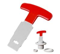 Generico Strumenti di Rimozione del Tappo Dels Pool - 13.5x10x0.3cm/5.3x3.9x0.1in, Strumento di Rimozione Dels Sedile del Bulbo Oculare | Restituire Sedile Oculare per Ugelli | di Ingresso della