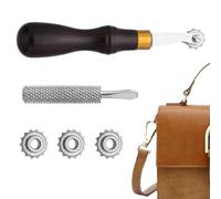 Generico Strumenti per Lavorazione del Cuoio,Forniture per Artigianato in Pelle - Set per Cucire E Imbossire Il Cuoio - per Calzolai Fabbricanti di Borse Hobbisti Artisti Principianti Fai da Te