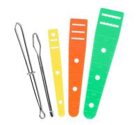 Generico Strumento Cordoncino - Strumento Estrattore Cordoncino da 5 Pezzi, Cordoncinno con Cappuccio | Kit di Corde Flessibili per Felpa con Cappuccio in Acciaio Inossidabile per Un Facile