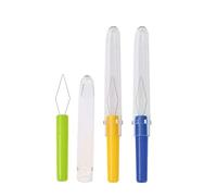 Generico Strumento di threadle ad Aghi - 3pcs threadler flettle sampper | Fili degli Aghi Automatici per Cucitura a Mano, Colorati da Cucire Auto Filo Domestica con Copertura per Gli Amanti a Maglia