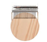 Generico Strumento per cuciture a telaio Weaving Loom con 28 uncini Comodo piccolo kit di da tessitura principianti Ripara rapidamente jeans le buche attività DIY su abiti calze