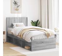 Generico Struttura del Letto con stoccaggio e Testata 3 PCS,Letti e Accessori,Letti e telai per letti-3414256