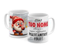 Generico StudioPixelStore Tazza Personalizzata - Idea Regali Personalizzati - Mug Personalizzabile con i Sette Nani - Tazze in Ceramica per la Colazione per il tuo Umore - (eolo)