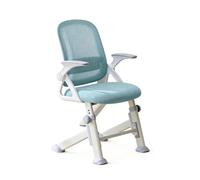 Generico Study Stool with 90° Flip-up Armrests,Ergonomic Computer Chair,Office Desk Chair,275 lbs weight capacity,for Home Bedroom(Blue)