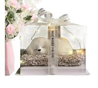 Generico Stuffed Animal Dog - Realistic Movable Joint Model, Interactive Table Decor | Soft Plush Dog Figurine, Home Living Room Shelf Bedroom Desk Decorative Companion Toy Collectible