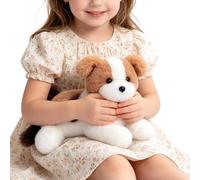 Generico Stuffed Animal Dog - Soft Cute Realistic Lying Down Puppy Doll