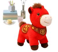 Generico Stuffed Animal Horse - Horse Plush Doll, Adorable Chinese New Year Horses Ornaments | Plush Animal Table Ornament For Kid Boy Girls Living Room Bedroom Shelf Table Study Nursery Car Sofa
