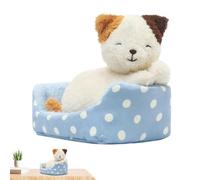 Generico Stuffed Animals - Kitten Plush Toy, Cushion Decor, Soft Huggable Companion, Cuddly | Adorable Comfort Hugger for Kids Adults Bedroom Living Room Gift Collectible Playtime Snuggle