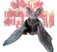Generico Stuffed Bat - 12-inch Halloween Stuffed Animal,Soft Gothic Cute For Display Shelf Collection Kids Adults Dorm Crib Nursery Car Workplace Playing Birthday Centerpiece