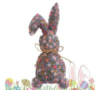 Generico Stuffed Bunny Doll,Rabbit Doll for Tiered Tray Decoration - 24x11cm Effortless Collectible Stuffe Bunny Figurines Farmhouse Festive Charm Ornament for Spring, Wreath, Wedding Tiered Trays