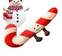 Generico Stuffed Candy Cane, Colorful Throw Pillow, 12 Inch Soft Plush Toy for Kids & Adults, Stocking Stuffer, Christmas Party Decor, Nursery, Bedroom, Living Room, Car, Airplane, Wonderful Present