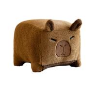 Generico Stuffed Capybara Plush Toy, Soft Cuddly Animal Doll, 11.81x11.81x0.79 inches, Adorable and Versatile Home Decor Accent, Ideal for Bedroom, Sofa, Bed, Couch, Car, Chair, Desk, Shelf
