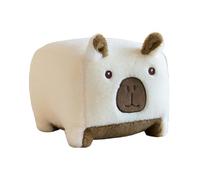 Generico Stuffed Capybara Plush Toy, Soft Cuddly Animal Doll, 11.81x11.81x0.79 inches, Adorable and Versatile Home Decor Accent, Ideal for Bedroom, Sofa, Bed, Couch, Car, Chair, Desk, Shelf
