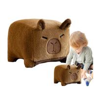 Generico Stuffed Capybara Plush Toy, Soft Cuddly Animal Doll, Adorable Home Decor, 11.81x11.81x0.79 inches, Bedroom, Sofa, Bed, Couch, Car, Chair, Desk, Shelf, Kids and Adults