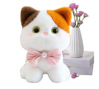 Genérico Stuffed Cat - 10 Inch Plush Adorable Soft Cuddle Cats Toy, Plushs Kitten | Plush Cat - for Kids Girls Boys Women Adults Pet Lovers Home Sofa Christmas Birthday Easter Collection Gift