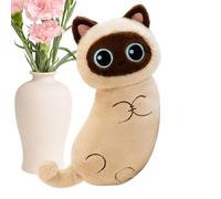 Generico Stuffed Cat Plush | Cute Realistic Soft Decor | Realistic Cat Stuffed Animal | Mini Companions For Home House Indoor Bedroom Desk Outdoor Girls Boys Woman Man