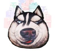 Generico Stuffed Dog Shape Pillow | Plush Husky Head Cushion Throw Pillow, Soft Decorative Pillows For Home, Office, Apartment, Hotel, College Dorm Room, Farmhouse, Car Interior & Living Room Decor