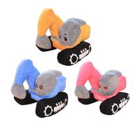 Generico Stuffed Excavator Plush Toy - Cute Soft Safe Excavator Shape