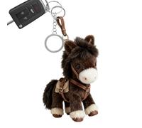 Generico Stuffed Horses - Equine Cuddly Ornament - 18cm Horse plushe Token 49 chars, Ornaments, Hanging Collectible Bag Accessory | Perfect Suitable Ideal Kids Teens Adults Friends Family BackpackSet