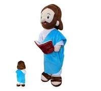 Generico Stuffed Jesus Plush, Cartoon Doll, Decorative Prop with Soft Feature, Companion Holder Accessory Tool, Stylish Gift Stand with Chic Design, Household Aid for Kids Adults Holiday Celebrations