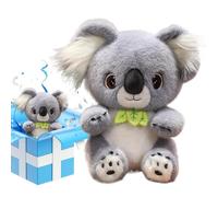 Generico Stuffed Koala, Soft Plush Animals Doll, Travel Stuffed Animal, Playroom Smooth Toys, Cuddly Toy for Kids, Car Seat, Home, Nursery, Bedroom, Classroom, 13.78x7.87x5.91 inches, Gray