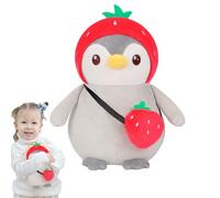 Generico Stuffed Penguin - 17x12x25cm Penguin Plush Toy | Soft Plush Doll Penguins | Huggable Short Plusĥieѕ Animal | 200g Lightweight Portable Stuffed Animal | Ideal For Kids Decor