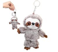 Generico Stuffed Sloth Keyring | Sloth Doll Charm Stuffed Animals Bag Charm - Key Pendant Backpack Accessory For Family Friends Children Bags | Backpacks Car Keys Cell Phone Pendant