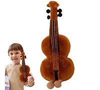 Generico Stuffed Toys, Musical Instrument Plush Set, Soft Violin Lute Guitar Doll, Cuddly Fabric Collectible, Ideal for Nursery, Bedroom Decor, Birthday Presents, Christmas Favors, Kids Playtime