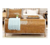 Generico Stuoia Rinfrescante In Bambù, Doppio Strato Pieghevole, Antiscivolo For Letto, Casa, Scuola, Dormitorio, Divano, Pavimento, Campeggio(80 * 190CM)