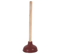 Generico Stura Water a Pressione per Bagno Stantuffo Robusto in Gomma e Manico in Legno da 35 Cm, per Eliminare Odori di Fogna e Sbloccare WC in Casa