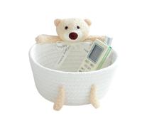 Generico Sturdy Toy Storage - Decorative Box Shelves, 30x21x11cm Storage Container with Cute Characters, Cotton Rope Fabric Box, Baskets & Bins Clothes Bin, Container Boxes for Tidy Room Clean