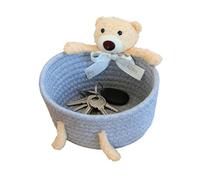 Generico Sturdy Toy Storage - Decorative Box Shelves, 30x21x11cm Storage Container with Cute Characters, Cotton Rope Fabric Box, Baskets & Bins Clothes Bin, Container Boxes for Tidy Room Clean