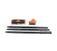 Generico Sturdy Wire Cleaner, Lawn Pulling Brush Tool, Ergonomic with Grip, Efficient Crack Crevice Cleaning Scrubber Kit, Outdoor Brush with Angled Design, Cleaner for Sidewalk Path
