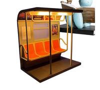 Generico Subway Train Light - LED Desk Lamp for Home Bedroom Decor and Ambient Lighting | Acrylic Train Design with Soft Glow Effect, USB Powered, Creative Tabletop Decorative Fixture