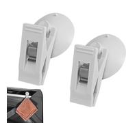 Generico Suction Cup Clamps For Glass - 2 PCS Removable Window Suction Clamp Ticket Card Retainer Hook - Reusable Ticket Paper Towel Clamp, Suctions Cup Bill Clip, Tickets Card Retainer Hook Office