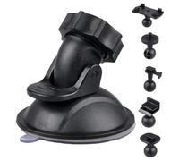 Generico Suction Cup Holder Compatible With Dash Cam Quick Release Suction Cup Car Windscreen Mount Holder With 5 Types Adapter