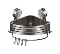 Generico Suction Cup Shower Shelf - Suction Cup Shower Basket | Bathroom Triangle Corner Storage Shelf | Organizer Wall Mounted for Conditioner Shampoo Toothbrush Sink Vanity Bathroom Bathtub Dorm