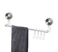 Generico Suction Cup Towel Rack - Towel Rack For Bathroom | Wall Mounted Towels Racks | Shower Toweel Racks | Hand Towels Holder | Bathroom Accessories | Bath Wall Shelf Racck
