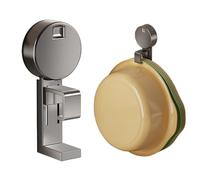 Generico Suction Cup Washbasin Hooks - Bathroom Towel Hook | Suction Cup Heavy Duty Wallmounted Washbasin Racks | Wall Hook for Backpack for Bedroom Hotel Pool Kitchen Umbrella Backpack Hat Coats Bag