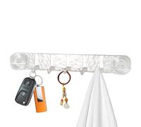 Generico Suction Hooks, Towel Holders, 15.75x2.17x2.36 Inches, Multi Purpose Use No Drill 360 Rotating Strong Suction, Cup Hangers for Loofah, Rob, Bag, Clothes, Bathroom, Kitchen, Glass and Tile