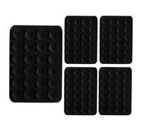 Generico Suction Phone Case Mount, 5-Piece Silicone Phone Holder Set with Non-Slip Grip and Magnetic Backing, Adhesive Mount Accessory for Selfies Desk Video Recording Travel, 8.1x5.5cm